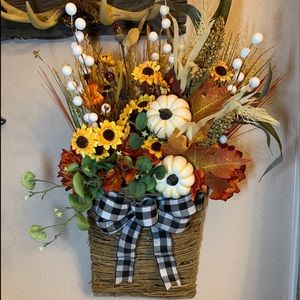Fall Front Door Basket